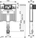 TECEbox Octa II Зливний бачок 8см для унітазу для підлоги з арматурною сіткою 1075мм, 9370500 9370500 фото 2