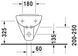 Duravit D-Code Биде подвесное Белый цвет 480 mm, 22371500002 22371500002 фото 7