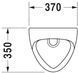 Duravit Universal Пісуар, Білий колір Глянцевий, 847370000 847370000 фото 2