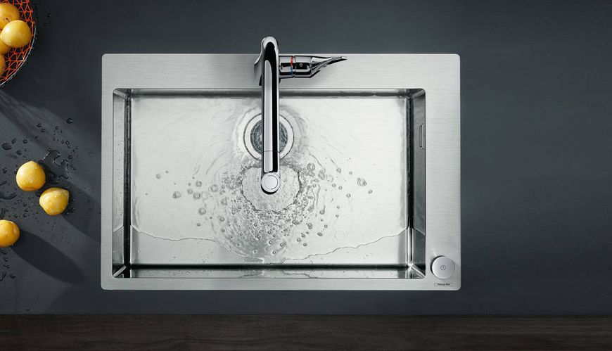 Змішувач hansgrohe Metris Select M71 для кухонного миття під сталь 73804800 73804800 фото