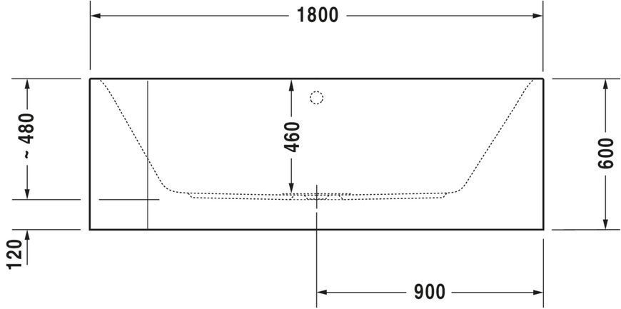 Duravit Happy D.2 Гідромасажна ванна Білий колір 1800x800 mm, 760317000CP1000 760317000CP1000 фото