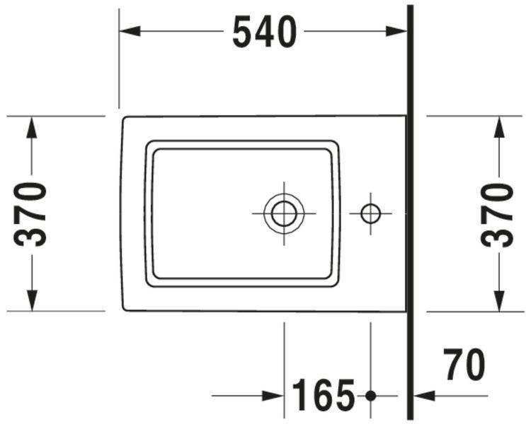 Duravit Vero Біде підвісне Білий колір 540 mm, 2239150000 2239150000 фото