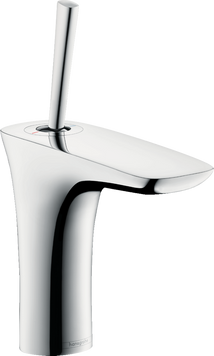 Смеситель hansgrohe PuraVida для раковины со сливным клапаном Push-Open, хром 15070000 15070000 фото
