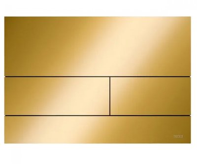 TECE SQUARE Metal Панель смыва для унитаза, PVD, золотой полир., 9240839 9240839 фото