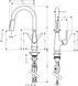 Смеситель hansgrohe Talis S для кухонной мойки 72815800 72815800 фото 5