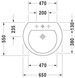 Duravit Darling New Умивальник Білий колір 650 мм, 2621650000 2621650000 фото 2