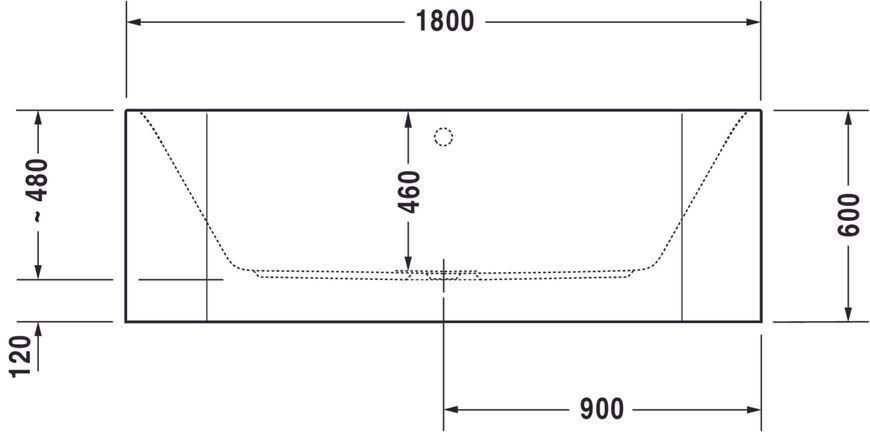 Duravit Happy D.2 Гидромассажная ванна Белый цвет 1800x800 mm, 760318000AS0000 760318000AS0000 фото