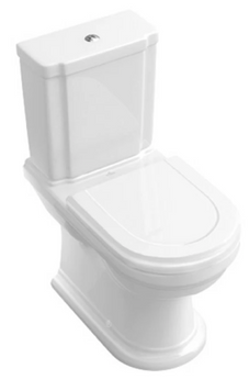 VILLEROY & BOCH HOMMAGE Унитаз напольный 37х72,5, под бачок, star white ceramicplus, 666210R2 666210R2 фото