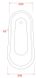 ArtCeram HERMITAGE Ванна акрилова на лапах, зі слив-переливом та сифоном в комплекті, білий, ніжки хром, HEW001 71 HEW001 71 фото 4