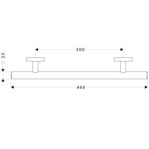 Поручень hansgrohe Logis 40513000 40513000 фото