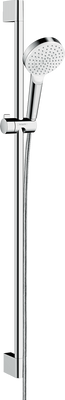 Душевой набор hansgrohe Crometta 1jet EcoSmart 90 см, белый/хром 26539400 26539400 фото