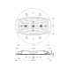 Верхний душ hansgrohe Raindance Rainmaker Air 3jet 600 с подсветкой, хром 26117000 26117000 фото 2