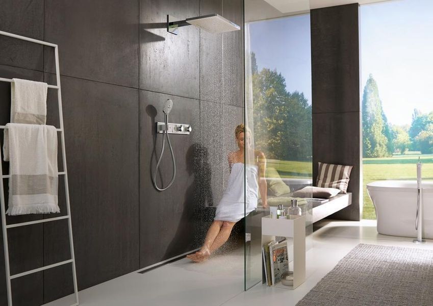 Термостат hansgrohe RainSelect для душа на 3 потребителя, хром 15356000 15356000 фото