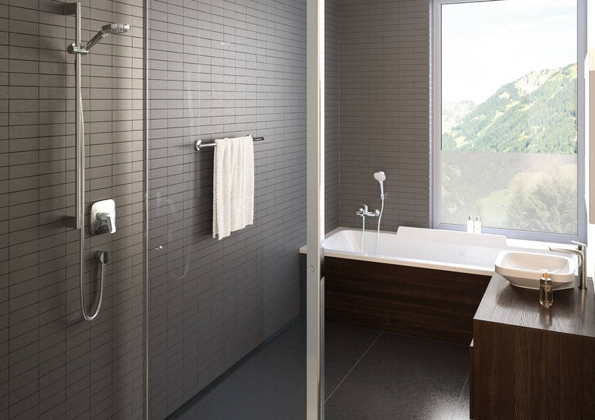 Душовий набір hansgrohe Croma Select E з тримачем та душовим шлангом 26424400 26424400 фото