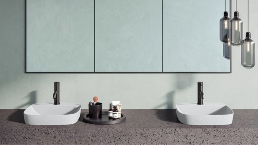 CATALANO GREEN LUX Раковина 42x42, з одним отвором пiд змiшувач, білий матовий, 142GRLXNBM 142GRLXNBM фото