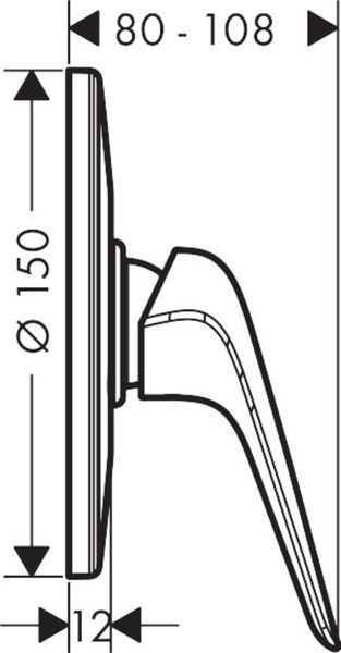 Смеситель hansgrohe Novus для ванны и душа 71067000 71067000 фото