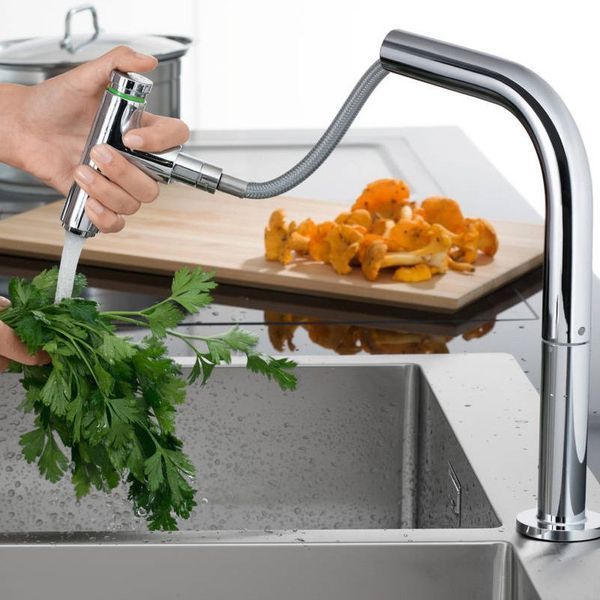 HANSGROHE C71-F450-12 Кухонный комплект мойка со смесителем, нержавеющая сталь, 43230000 43230000 фото