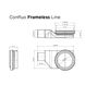 PESTAN CONFLUO Primo Compact Net Line 650 Трап 650 мм, нержавеющая сталь, 13702517 13702517 фото 3