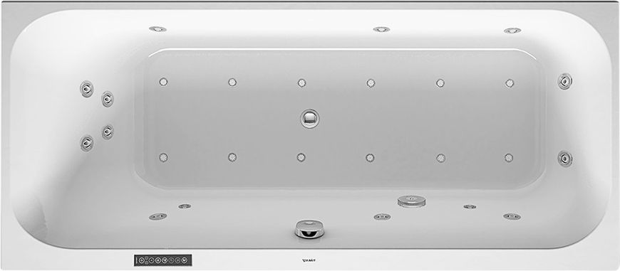 Duravit Happy D.2 Гідромасажна ванна Білий колір 1600x700 mm, 760308000CL1000 760308000CL1000 фото
