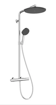 HANSGROHE RAINDANCE A LIVE S 300 Душевая система Puro 30 1jet EcoSmart с термостатом, хром, 24593000 24593000 фото