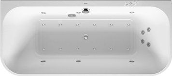 Duravit Happy D.2 Гидромассажная ванна Белый цвет 1800x800 mm, 760318000CP1000 760318000CP1000 фото