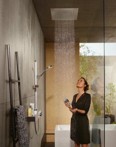 Верхний душ hansgrohe Raindance Е 1 jet 400x400 мм, хром 26253000 26253000 фото