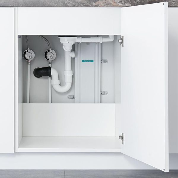 HANSGROHE C71-F450-12 ST Кухонный комплект мойка со смесителем, нержавеющая сталь, 43230800 43230800 фото