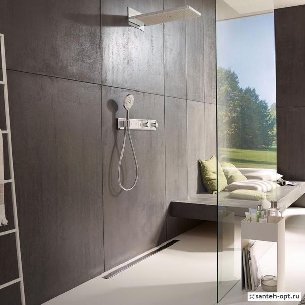 Термостат Hansgrohe RainSelect для душу, чорний/хром 15357600 15357600 фото