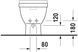 Duravit Starck 3 Биде отдельно стоящее Белый цвет 560 mm, 22456000001 22456000001 фото 4