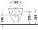 Duravit D-Code Унітаз підвісний Білий колір 545 mm, 25700920002 25700920002 фото 2