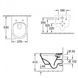 Villeroy&Boch OMNIA ARCHITECTURA Унітаз підвісний 37x53 з сидінням SoftClosing, білий, 5684HR01 5684HR01 фото 3