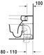 Duravit Happy D.2 Унитаз напольный Белый цвет 570 mm, 21590900001 21590900001 фото 4