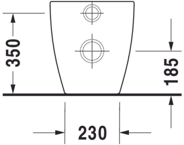 Duravit Happy D.2 Унитаз напольный Белый цвет 570 mm, 21590900001 21590900001 фото
