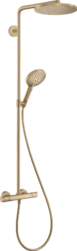 Душевая система hansgrohe Raindance Select S Showerpipe 240 1jet с термостатом, бронза матовый 27633140 27633140 фото