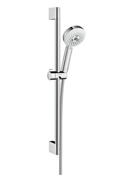 HANSGROHE CROMETTA 100 Multi Душевий набір: штанга 0,65 м, шланг 1,6 м та ручний душ, білий/хром, 26650400 26650400 фото