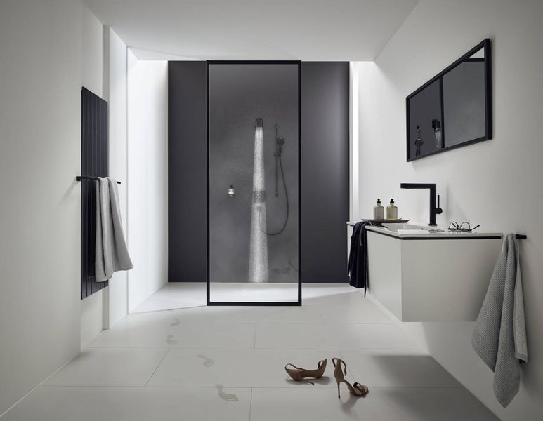 Hansgrohe ADDSTORIS Тримач рушників 64,8 см, чорний матовий, 41747670 41747670 фото
