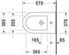 Duravit Darling New Биде отдельно стоящее Белый цвет 570 mm, 2250100000 2250100000 фото 2