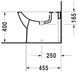 Duravit Darling New Биде отдельно стоящее Белый цвет 570 mm, 2250100000 2250100000 фото 3