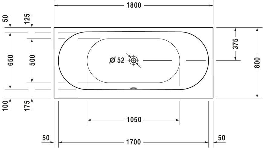 Duravit Darling New Гидромассажная ванна Белый цвет 1800x800 mm, 760244000CE1000 760244000CE1000 фото