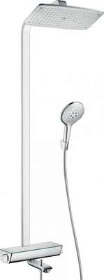 Душевая система hansgrohe Raindance Select E 360 Showerpipe с термостатом для ванны, хром 27113000 27113000 фото