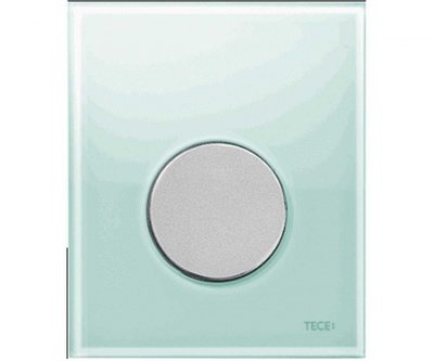 TECE LOOP Клавиша смыва для писсуара, стекло зеленое/хром мат, 9242652 9242652 фото