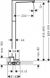 Hansgrohe Metropol Змішувач для умивальника одноважільний, підлоговий, хром, 74530000 74530000 фото 3