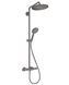 Hansgrohe Croma Select S Душова система Showerpipe 280 з термостатом 1jet EcoSmart, чорний матовий хром, 26891340 26891340 фото 1