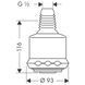 Верхній душ hansgrohe Clubmaster 3jet 28496000 28496000 фото 2