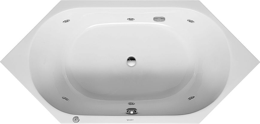 Duravit D-Code Гидромассажная ванна Белый цвет 1900x900 mm, 760138000JP1000 760138000JP1000 фото