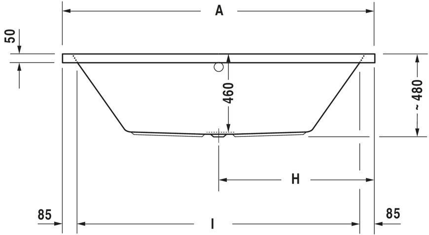 Duravit Vero Air Гідромасажна ванна Білий колір 1800x800 mm, 760413000AS0000 760413000AS0000 фото
