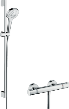 Душовий набір Croma Select E Vario/Ecostat Comfort Combi 0,90 м, білий/хром 27082400 27082400 фото