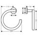 Полотенцедержатель в форме кольца Hansgrohe Logis Universal 41724000 41724000 фото 2