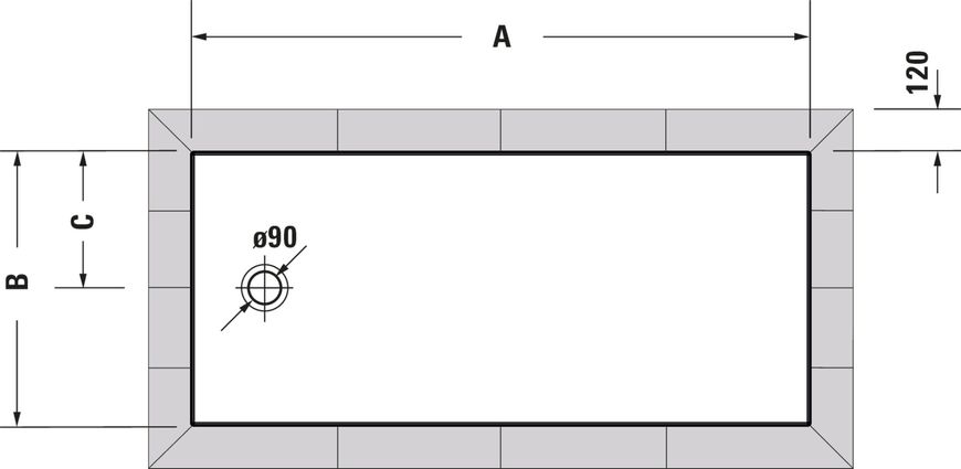 Duravit Tempano душевой поддон Белый цвет 1700x700 mm, 720210000000001 720210000000001 фото