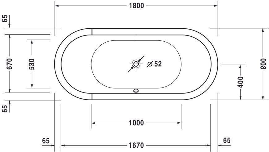 Duravit Starck Гідромасажна ванна Білий колір 1800x800 mm, 760009000CL1000 760009000CL1000 фото